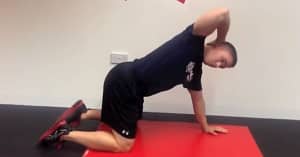 thoracic mobilisation drill