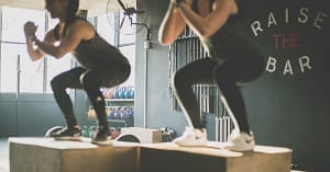 box jumps gym